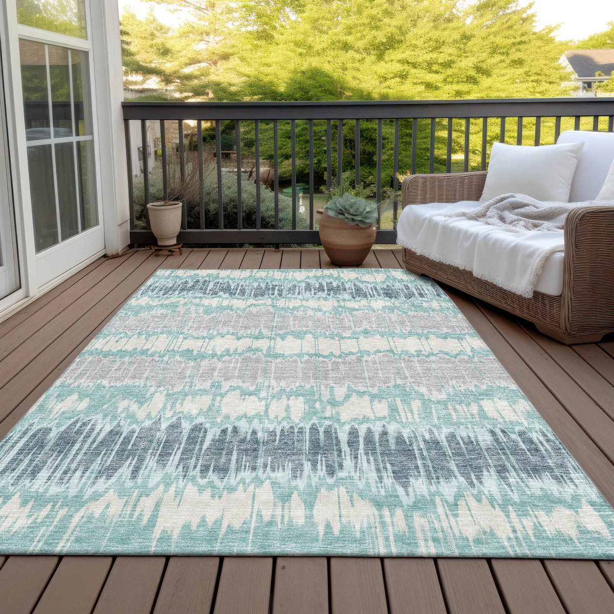 addison chantille acn755 teal rug