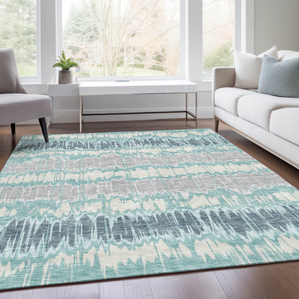addison chantille acn755 teal rug