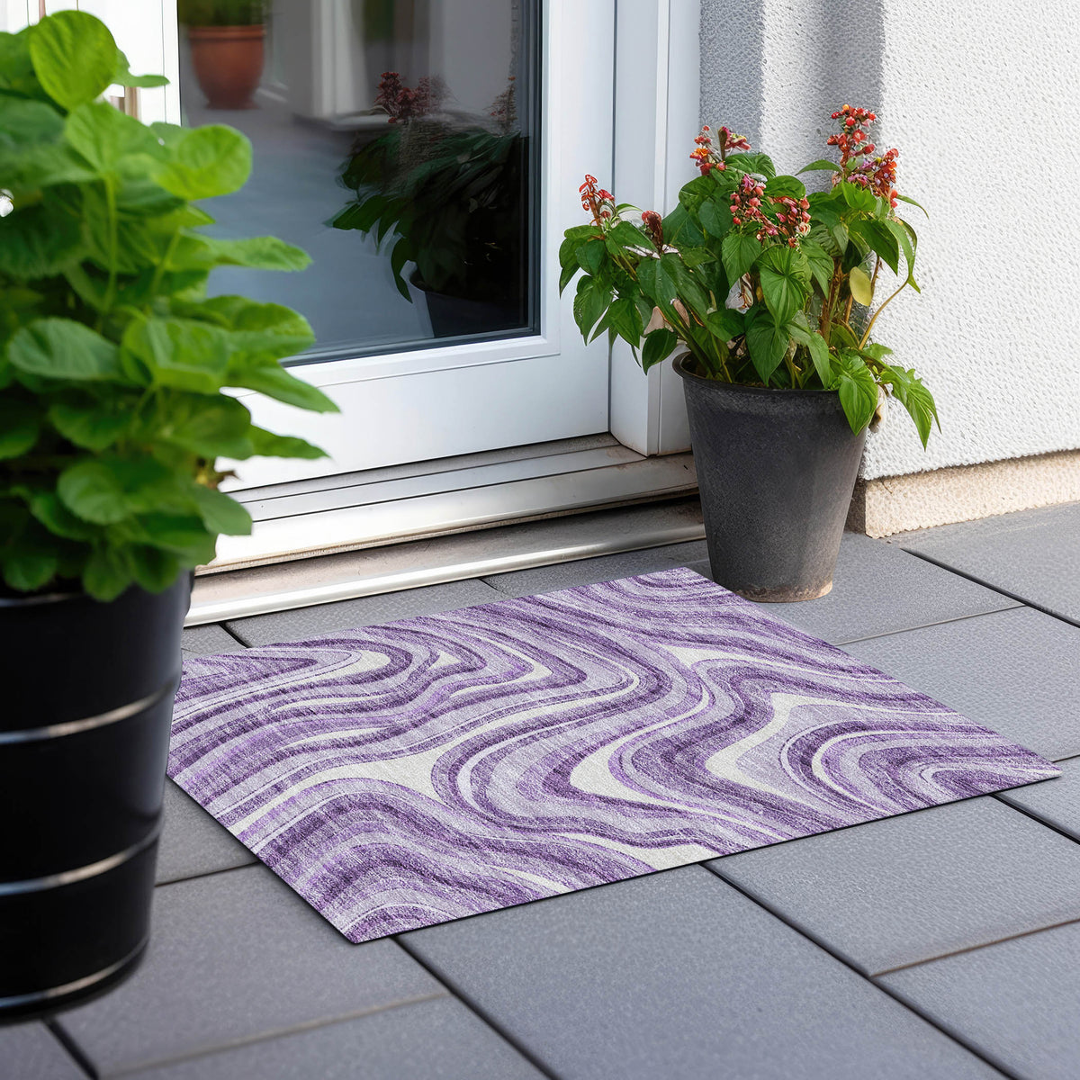 addison chantille acn756 lavender rug