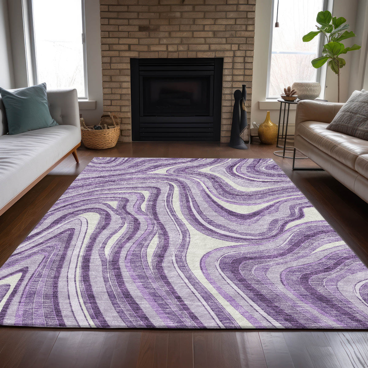 addison chantille acn756 lavender rug