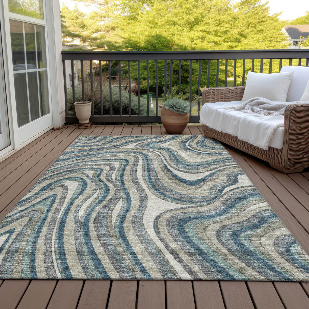 addison chantille acn756 teal rug