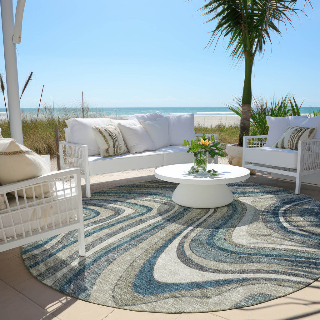 addison chantille acn756 teal rug
