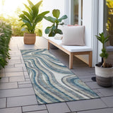 addison chantille acn756 teal rug