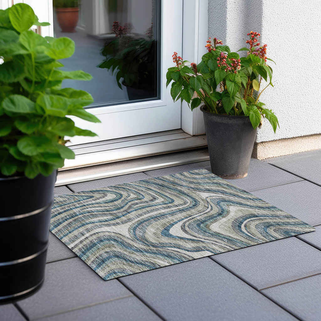 addison chantille acn756 teal rug
