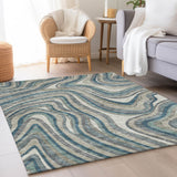 addison chantille acn756 teal rug