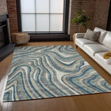 addison chantille acn756 teal rug