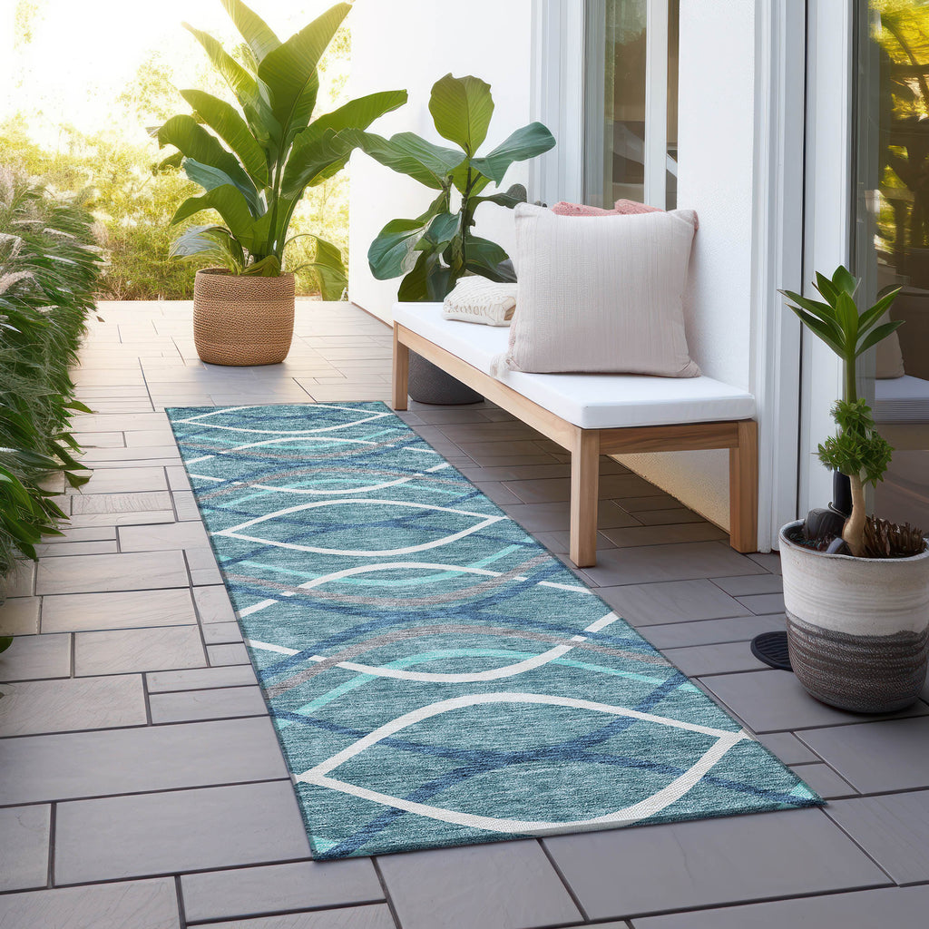addison chantille acn757 teal rug