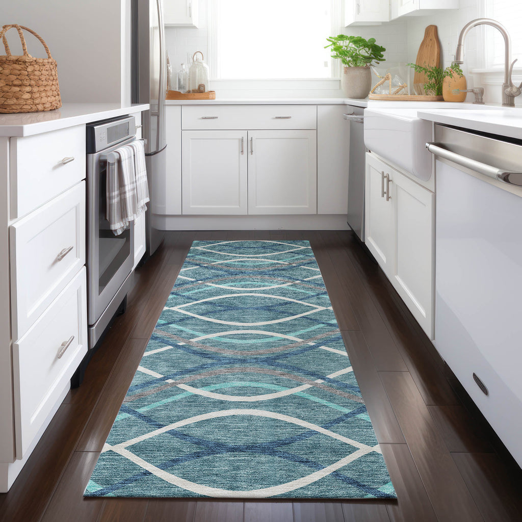 addison chantille acn757 teal rug