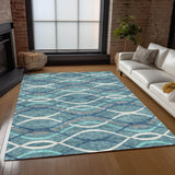 addison chantille acn757 teal rug