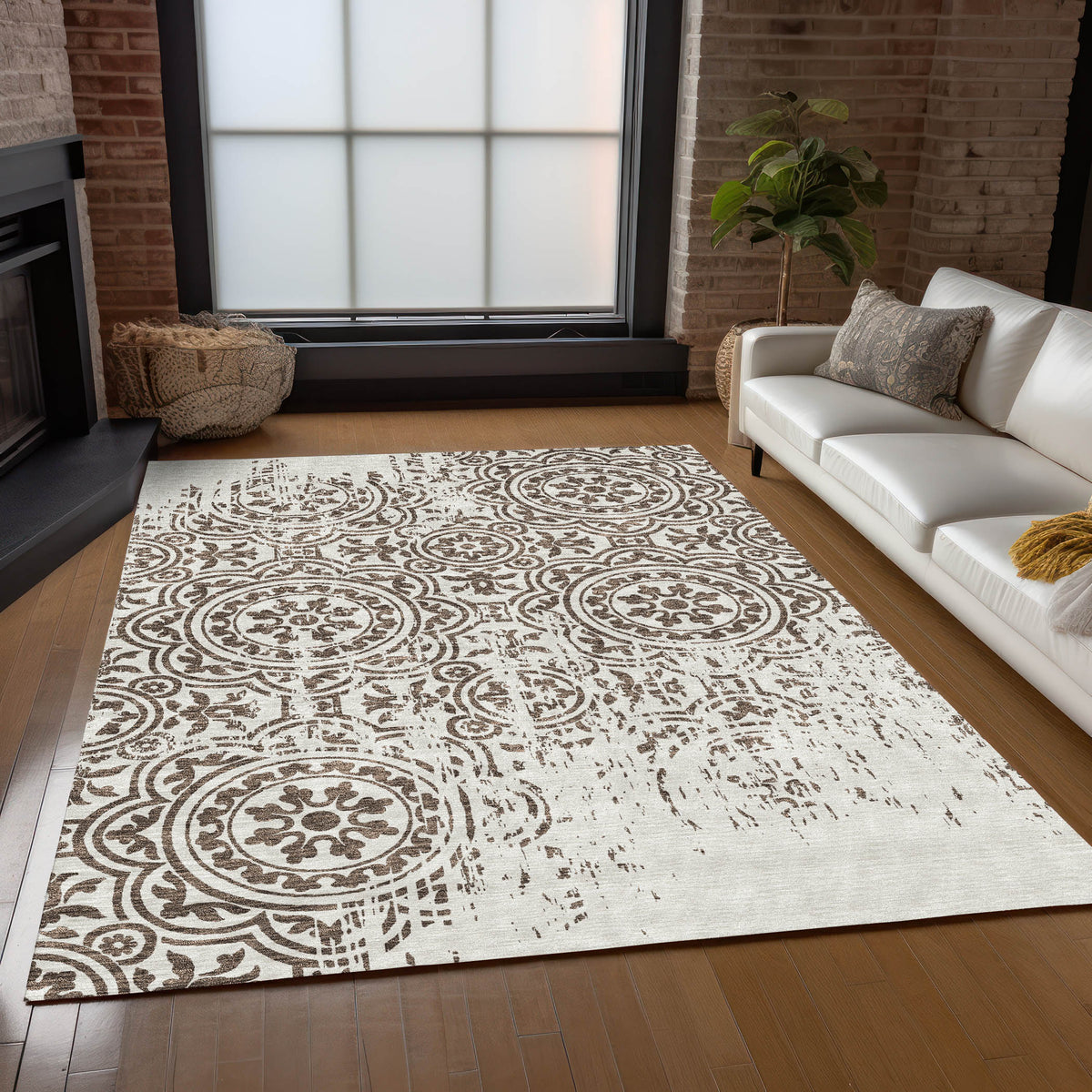 addison chantille acn758 chocolate rug
