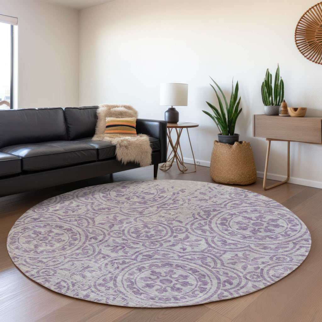 addison chantille acn758 lavender rug