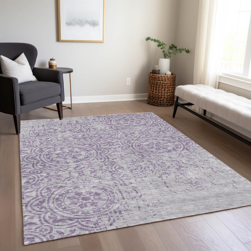 addison chantille acn758 lavender rug