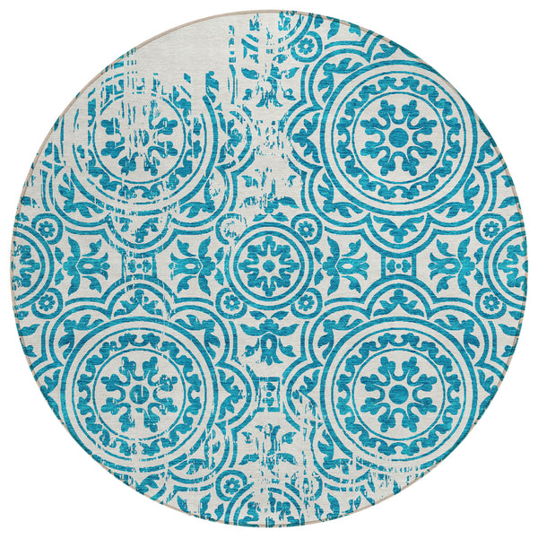 addison chantille acn758 teal rug