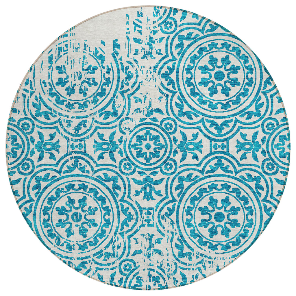 addison chantille acn758 teal rug