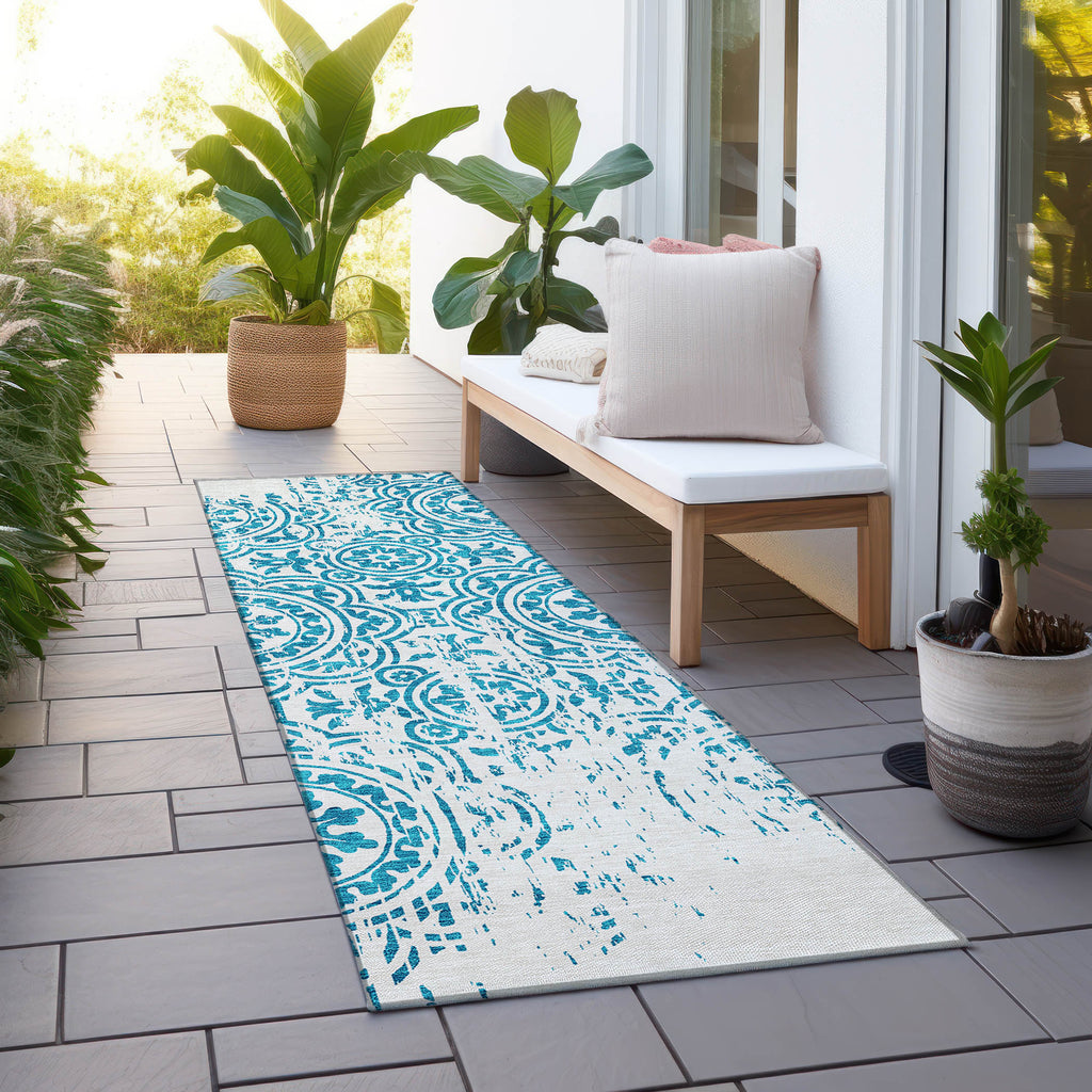 addison chantille acn758 teal rug