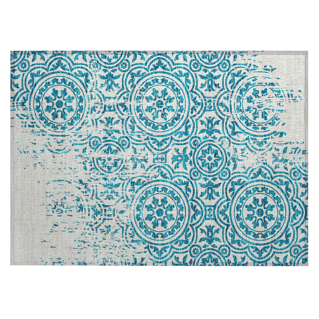 addison chantille acn758 teal rug