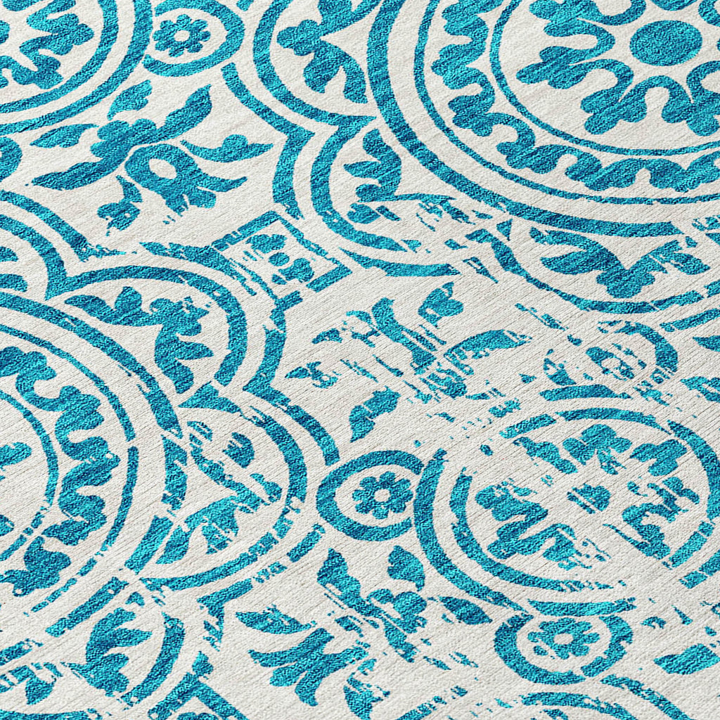addison chantille acn758 teal rug