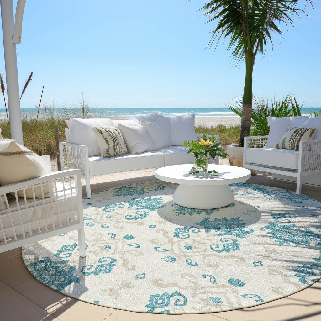 addison chantille acn759 teal rug