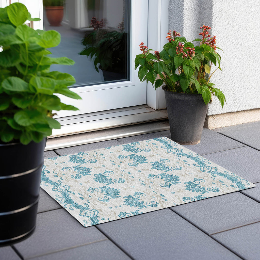addison chantille acn759 teal rug