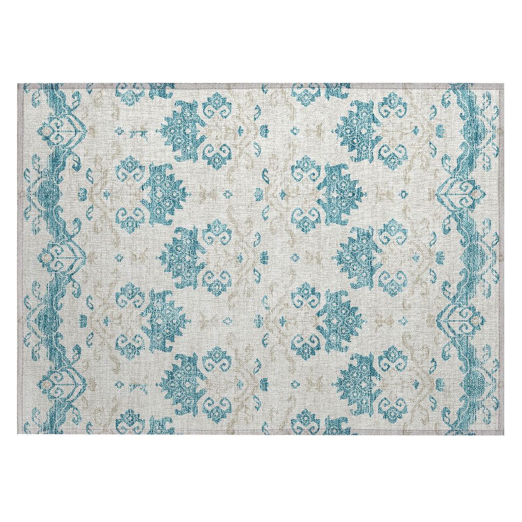 addison chantille acn759 teal rug