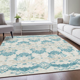 addison chantille acn759 teal rug
