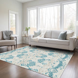 addison chantille acn759 teal rug