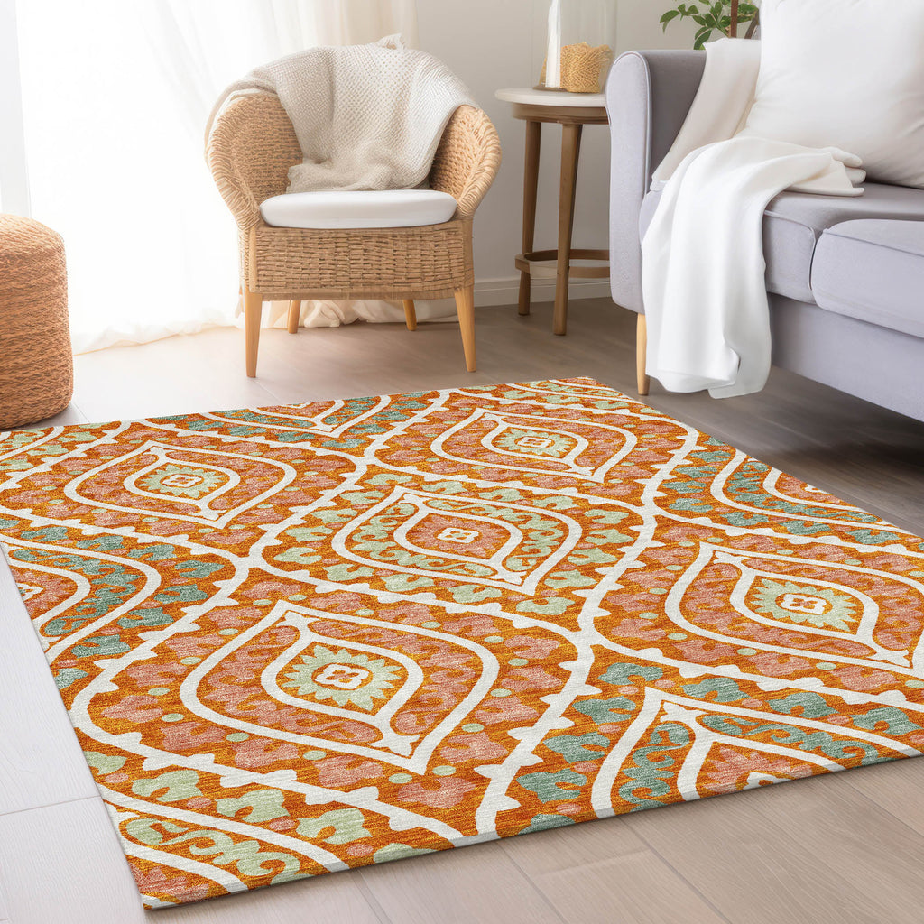 addison chantille acn761 orange rug