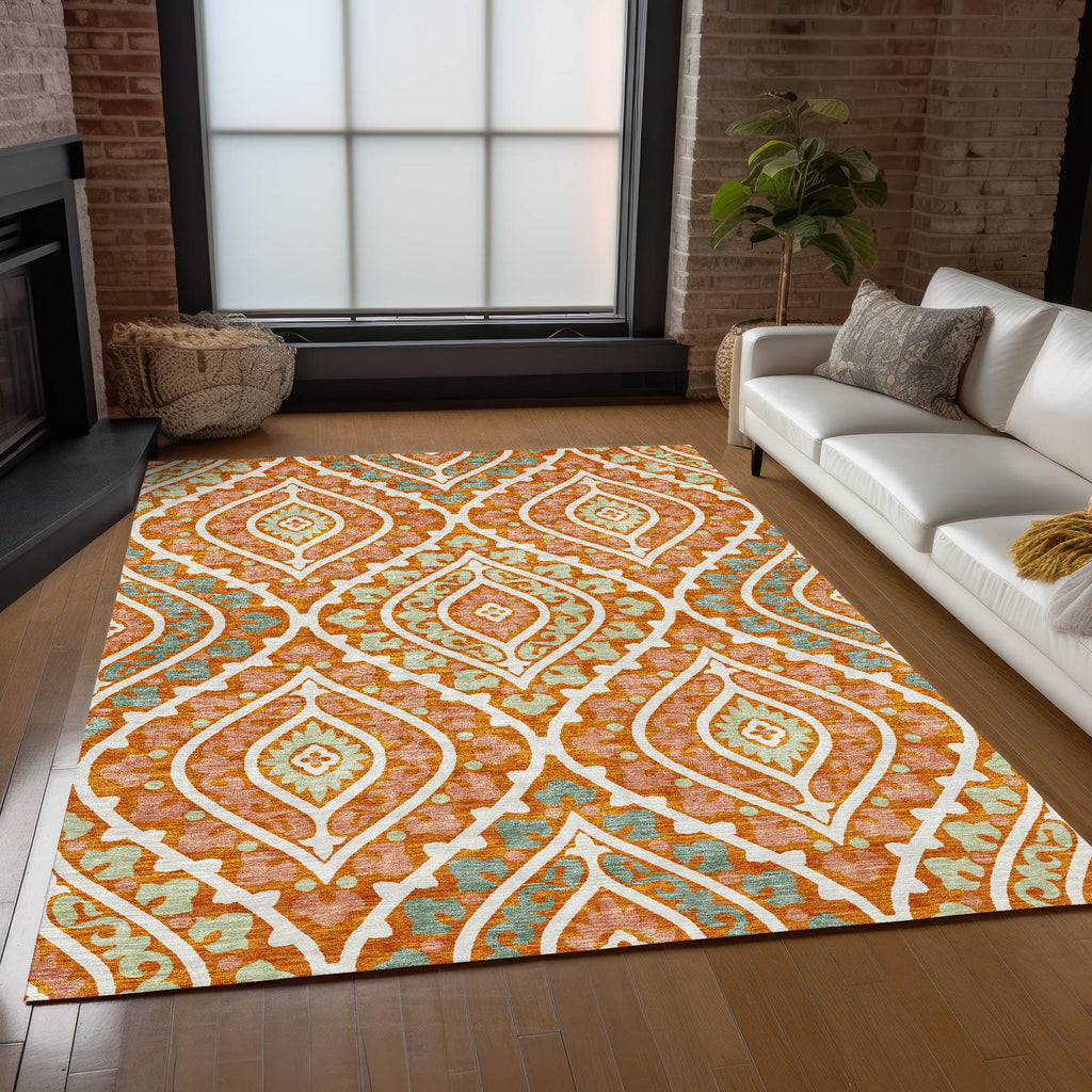 addison chantille acn761 orange rug
