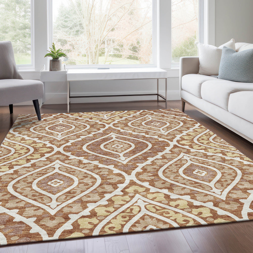 addison chantille acn761 paprika rug