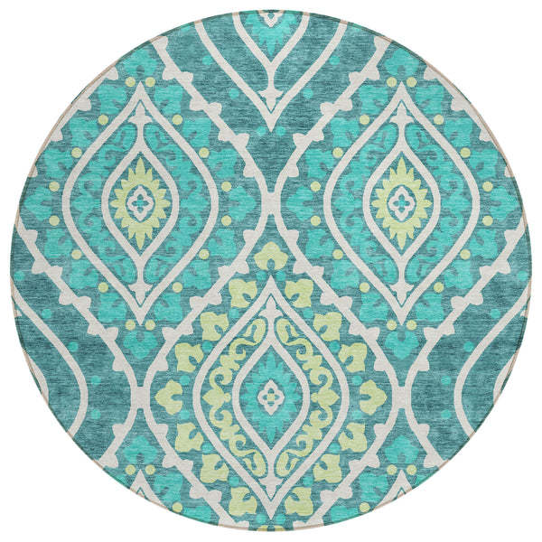 addison chantille acn761 teal rug