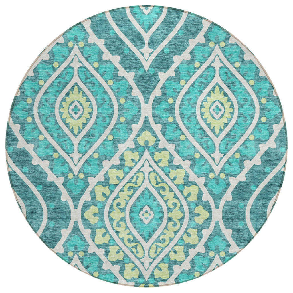 addison chantille acn761 teal rug