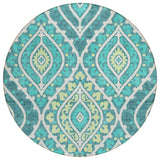 addison chantille acn761 teal rug