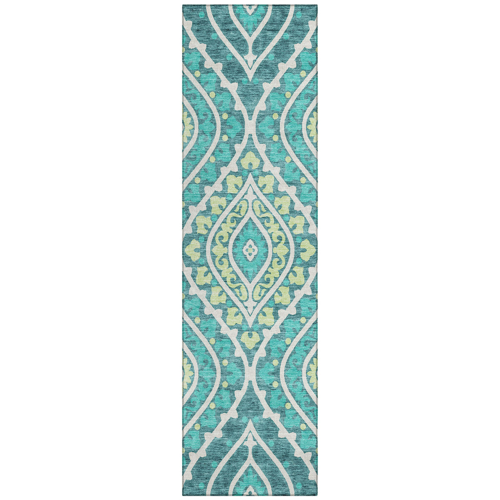 addison chantille acn761 teal rug