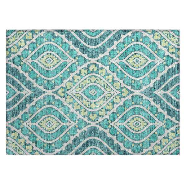 addison chantille acn761 teal rug
