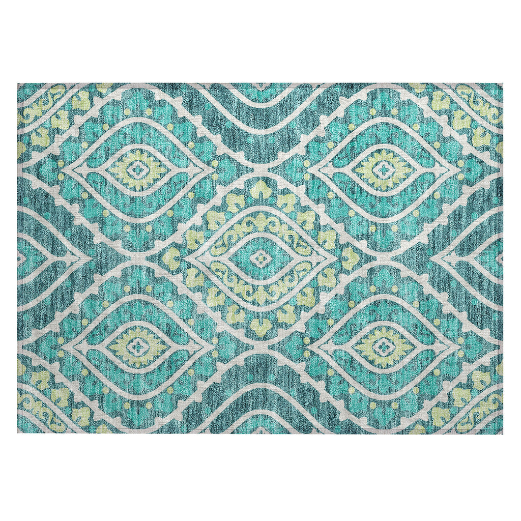 addison chantille acn761 teal rug