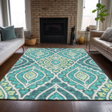 addison chantille acn761 teal rug