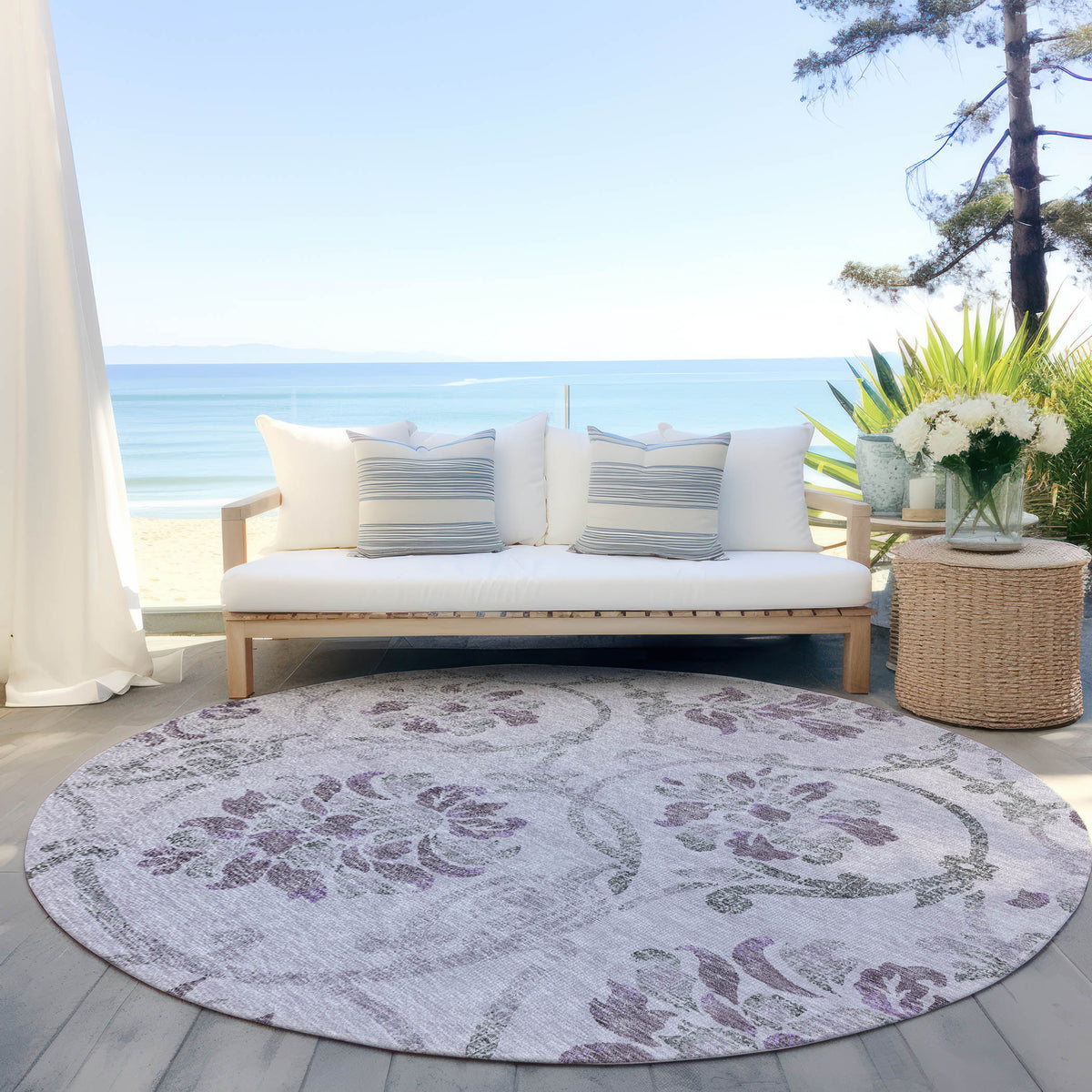 addison chantille acn762 lavender rug