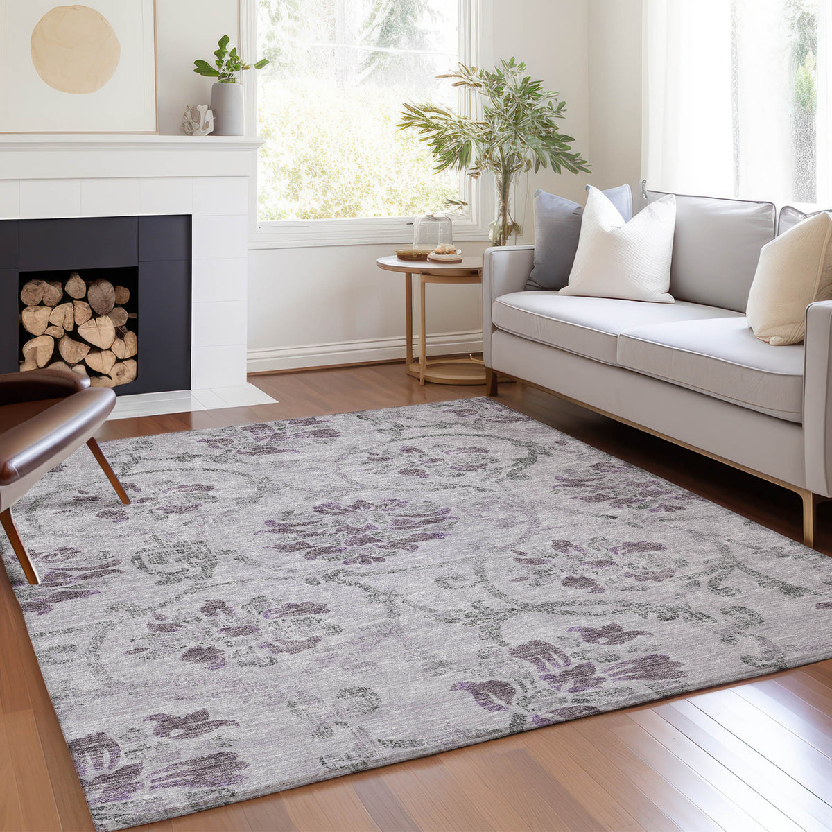 addison chantille acn762 lavender rug
