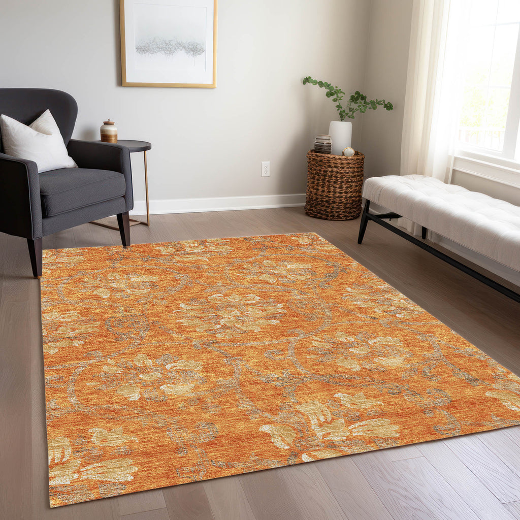 addison chantille acn762 orange rug
