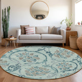 addison chantille acn762 teal rug