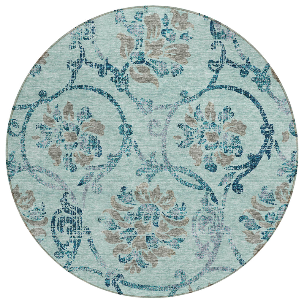 addison chantille acn762 teal rug