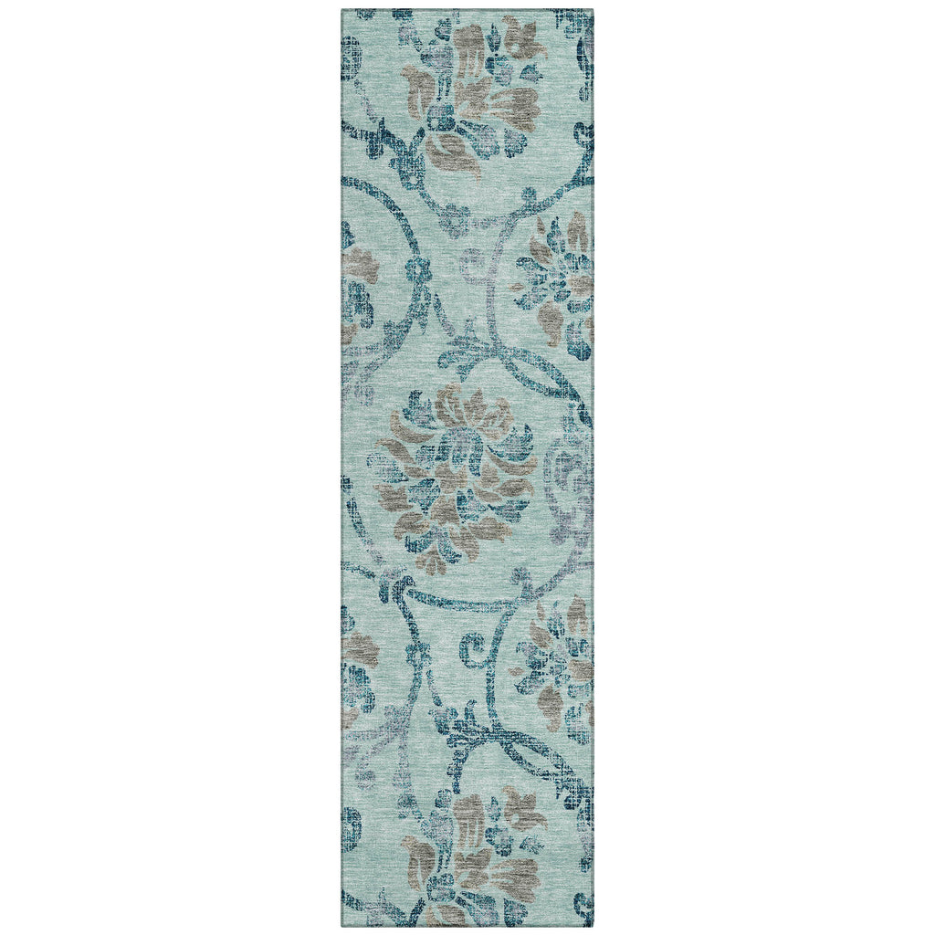 addison chantille acn762 teal rug