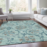 addison chantille acn762 teal rug