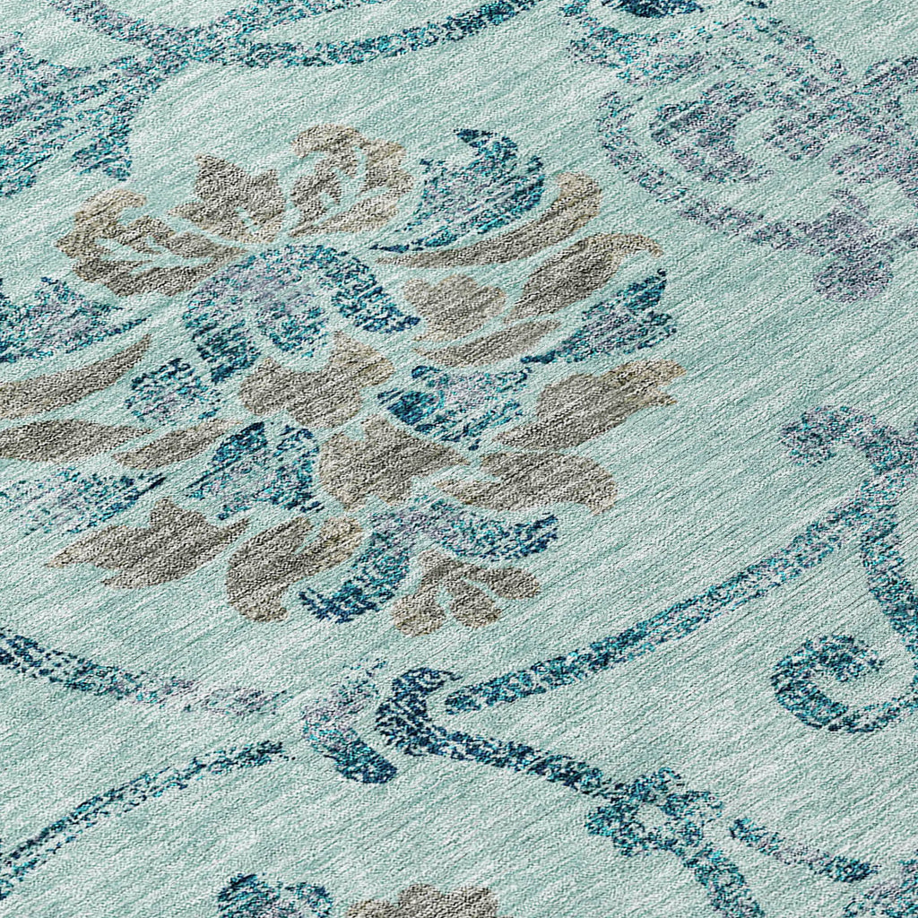 addison chantille acn762 teal rug