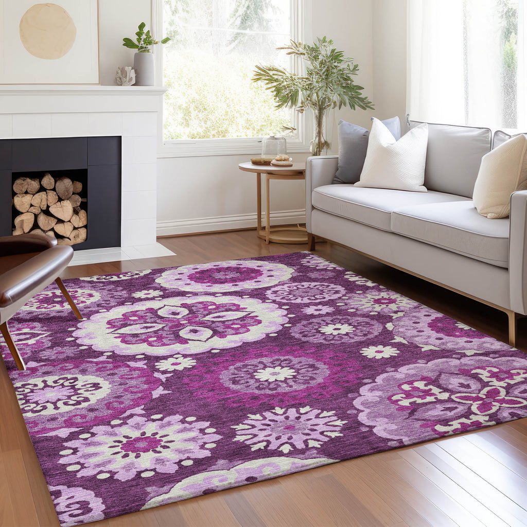 addison chantille acn763 eggplant rug