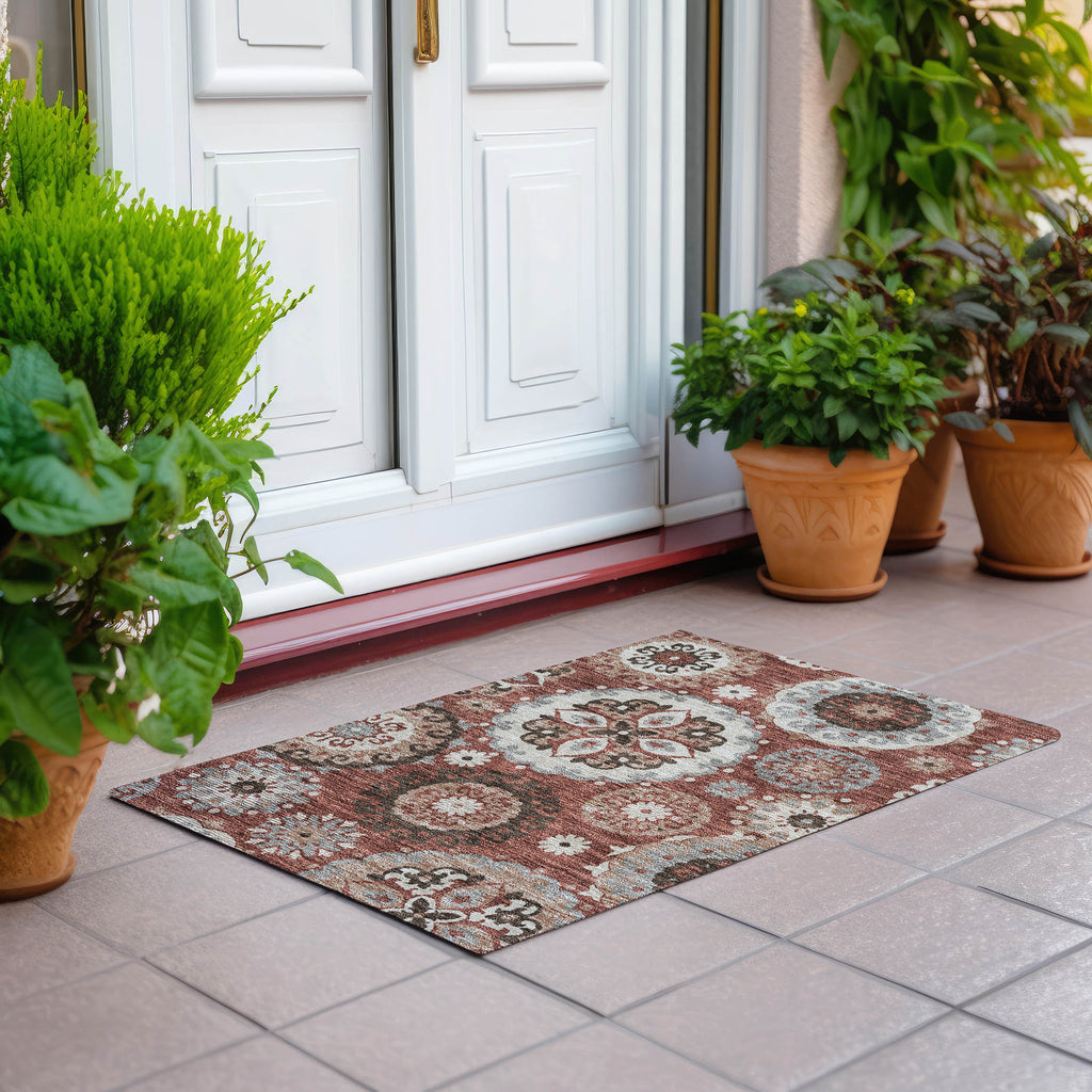 addison chantille acn763 paprika rug
