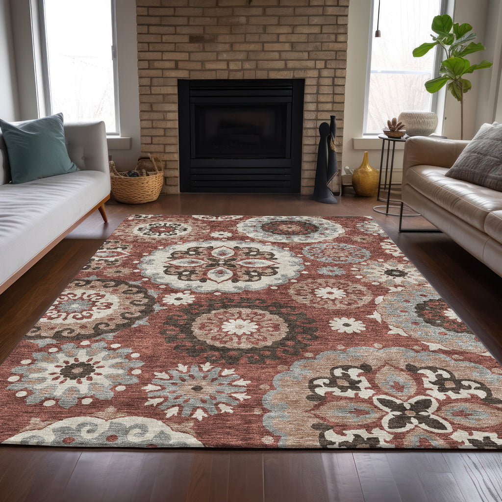 addison chantille acn763 paprika rug