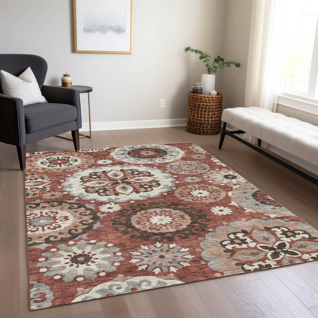 addison chantille acn763 paprika rug