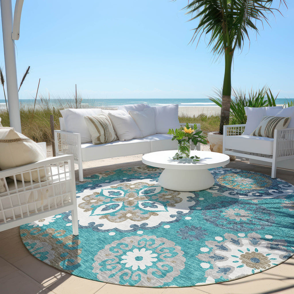addison chantille acn763 teal rug