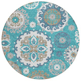 addison chantille acn763 teal rug